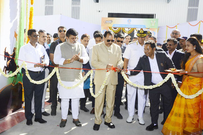 Union Minister of State for Defense Ajay Bhat inaugurated the new manufacturing plant of Nibe Defense Aerospace