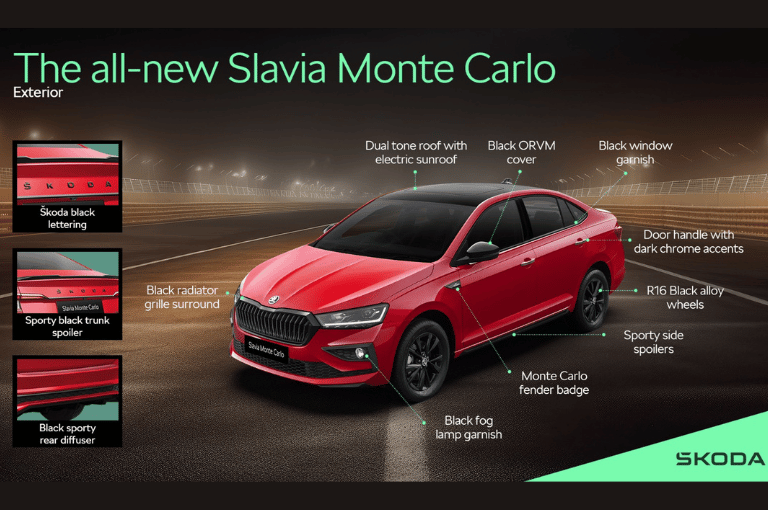 Škoda Auto India launches all-new Slavia Monte Carlo